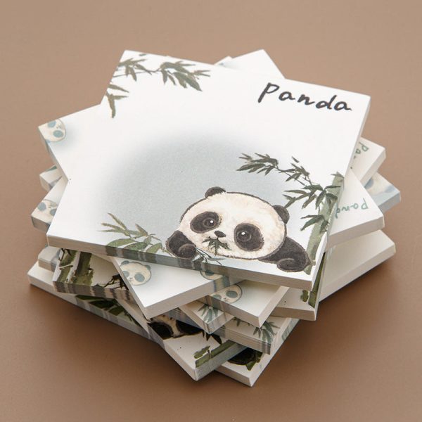 Wholesale Cartoon Cute Panda Paper Sticky Notes Hot on Sale