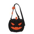 Wholesale Cartoon Halloween Funny Pumpkin  PU Bag Cheap