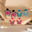 Wholesale Acrylic Butterfly Earrings on Sale