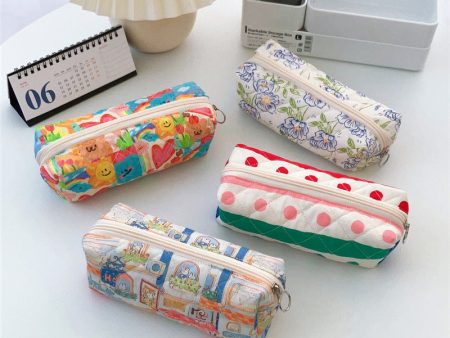 Wholesale Cotton Floral Pencil Case Discount