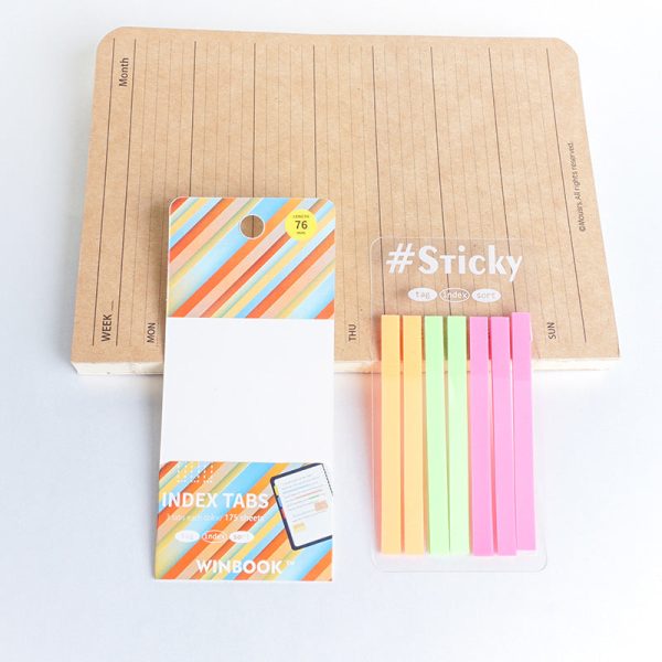 Wholesale 10PCS Transparent Paper Sticky Note Index Stickers Online Hot Sale