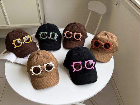 Wholesale Cotton Children s Cartoon Sunglasses Hat For Sale