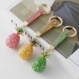 Wholesale Creative Cute Diamond-encrusted Alloy Rhinestone Three-dimensional Pineapple Keychain Online Hot Sale