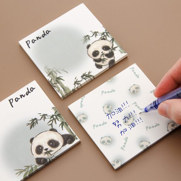 Wholesale Cartoon Cute Panda Paper Sticky Notes Hot on Sale