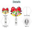 Wholesale Christmas Collection Retractable Badge Scroll Keychain For Cheap