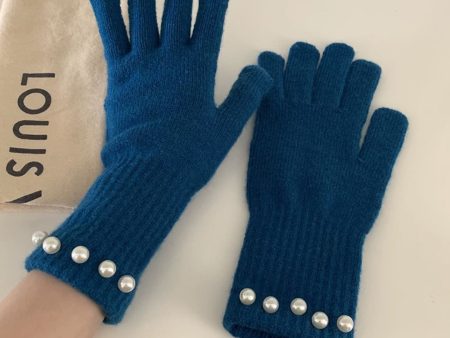 Wholesale Autumn and Winter Cycling Touch Screen Long Woolen Gloves For Sale