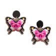 Wholesale Acrylic Butterfly Earrings on Sale