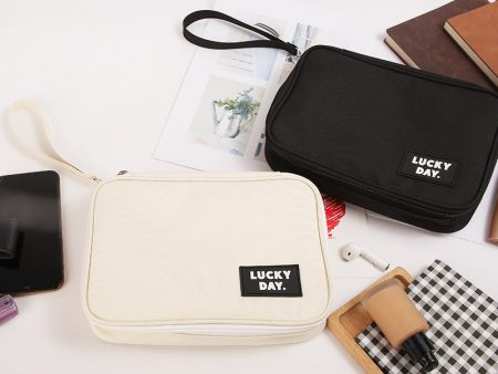 Wholesale 2023 Extra Large Capacity Portable Canvas Pencil Case Online now