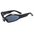 Wholesale Y2K Personalized Oval Color Matching PC Sunglasses Online now