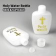 Wholesale Cross Holy Water Bottle Gold Plated Plastic Bottle HolyWater Bottle Baptist Bottle Fashion