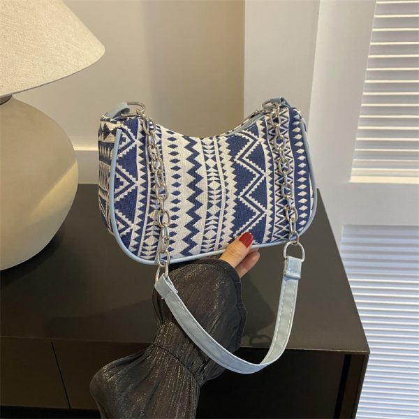 Wholesale 2023 Ethnic Style Canvas Shoulder Bag Handbag Supply