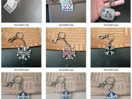 Wholesale Vintage Relief Metal Keychains Sale