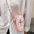 Wholesale Cow Pattern PU Mobile Zero Wallet Crossbody Bag Online