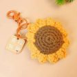 Wholesale 2pcs Knitted Persimmon Peanuts Plush Keychain Supply