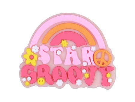 Wholesale 20pcs  New Cartoon Rainbow Alphabet Silicone Beads For Discount