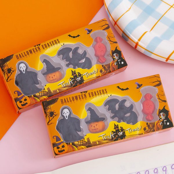 Wholesale Halloween TPR Eraser Combination Set Online Hot Sale