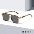 Wholesale Retro Double Beam Square Frame PC Sunglasses Cheap