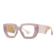 Wholesale Anti-blue Light Ink Color Plain Mirror PC Sunglasses Fashion