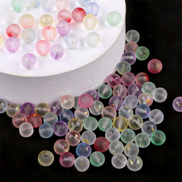 Wholesale  2 Packages (50pcs pack) Summer Jelly DIY Glazed Beads Online Hot Sale