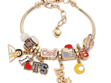 Wholesale 2PCS Diy Letter Alloy Bracelet Online Sale