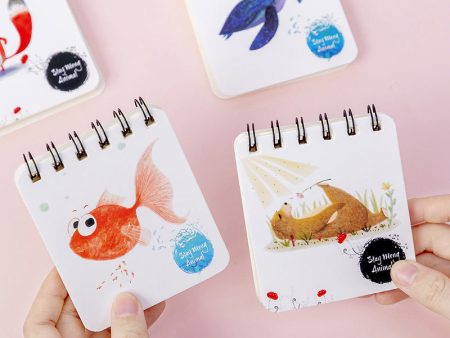 Wholesale Creative Cartoon Cute Animal Coil Mini Portable Paper Notebook For Cheap