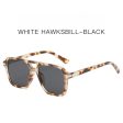 Wholesale Retro Double Beam Square Frame PC Sunglasses Cheap