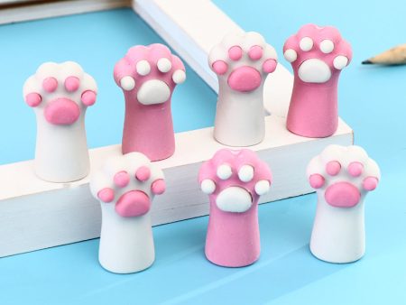 Wholesale Cat Claw Series Cartoon Creative Set PVC Eraser Cheap