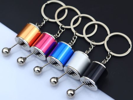 Wholesale Zinc Alloy Car Modification Gear Key Chain Online Sale