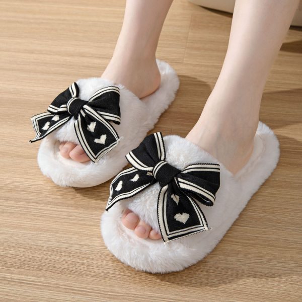 Wholesale 20pcs  Open Cotton Home Indoor Plush Warm Slippers For Sale