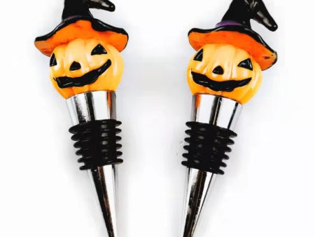 Wholesale Halloween Pumpkin Silicone Wine Stopper For Cheap