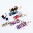 Wholesale 10PCS Lipstick Leather Case Keychain Pendant Hot on Sale