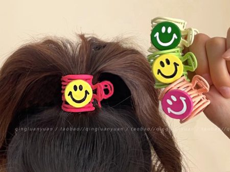 Wholesale Cute Smiling Face Summer New Alloy Hair Clips Online