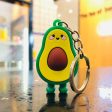 Wholesale 10PCS PVC Cartoon Stereo Kiwi Keychain For Discount