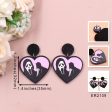 Wholesale 5pairs pack Love Ghost Terror Halloween Acrylic Earrings Hot on Sale