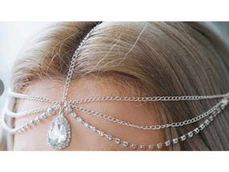 Wholesale Crystal Drop Brow Pendant Head Necklace Hot on Sale