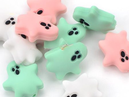 Wholesale 50PCS Ghost Silicone Beads Cheap