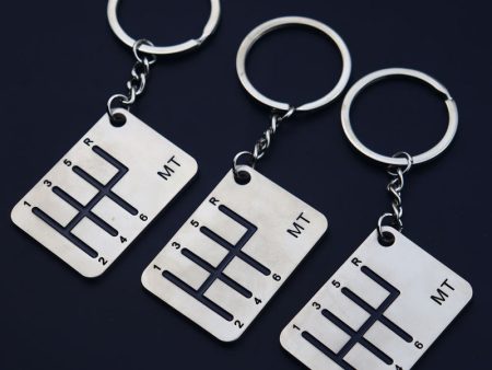 Wholesale Zinc Alloy Car Gear Key Chain For Discount