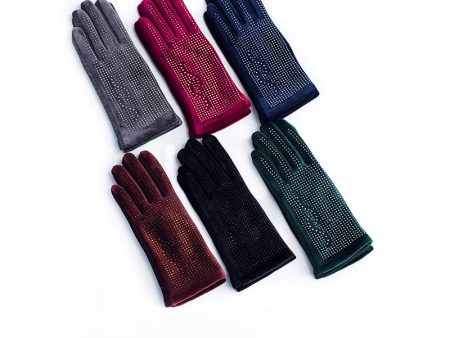 Wholesale Autumn and Winter Fashion Women s Warm Mink Velvet Glove Online Sale