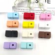 Wholesale 100PCS Pack Square Block 13mmDIY Acrylic Beads Online