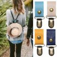 Wholesale 10PCS 2023 Sun Visor Clip Storage Clip PU Leather Multi-purpose Straw Hat Clip Accessories For Discount