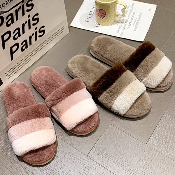 Wholesale autumn and winter lazy indoor thickened warm toe floor cotton mop Fashion