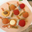 Wholesale 2pcs Knitted Persimmon Peanuts Plush Keychain Supply