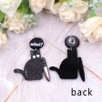 Wholesale 5pairs pack Black Cat Halloween Acrylic Earrings Cheap