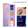 Wholesale Water-soluble Fluorescent Color Makeup Plate Body Painting Plate Performance Face Color Makeup Eyeliner Eye Shadow Online Sale