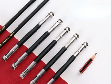 Wholesale Metal Double End Pencil Extender Sketching Pencil Extender Pen Extender Supply