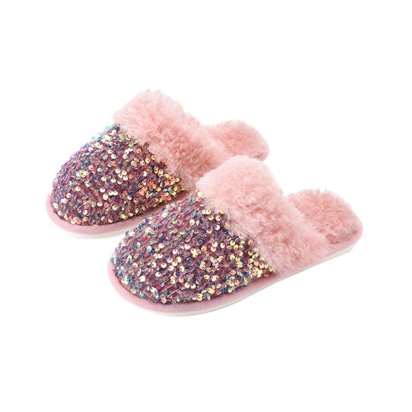 Wholesale Baotou Sequin Cotton Slippers Online