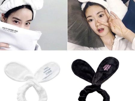 Wholesale Adjustable Wire Knotted Cross Embroidery Rabbit Ears Headband Online Hot Sale