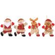 Wholesale Christmas Tree Accessories Fabric Figurines Supply