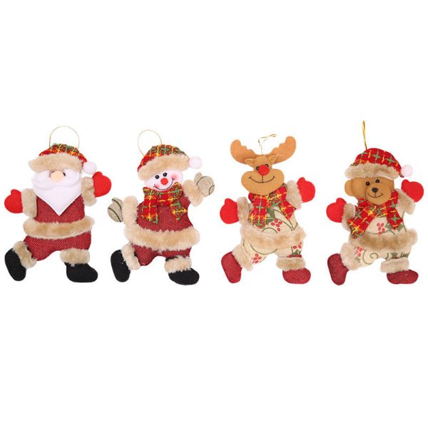 Wholesale Christmas Tree Accessories Fabric Figurines Supply