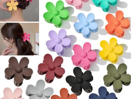 Wholesale ABS Colorful Flower Hair Clips Online now